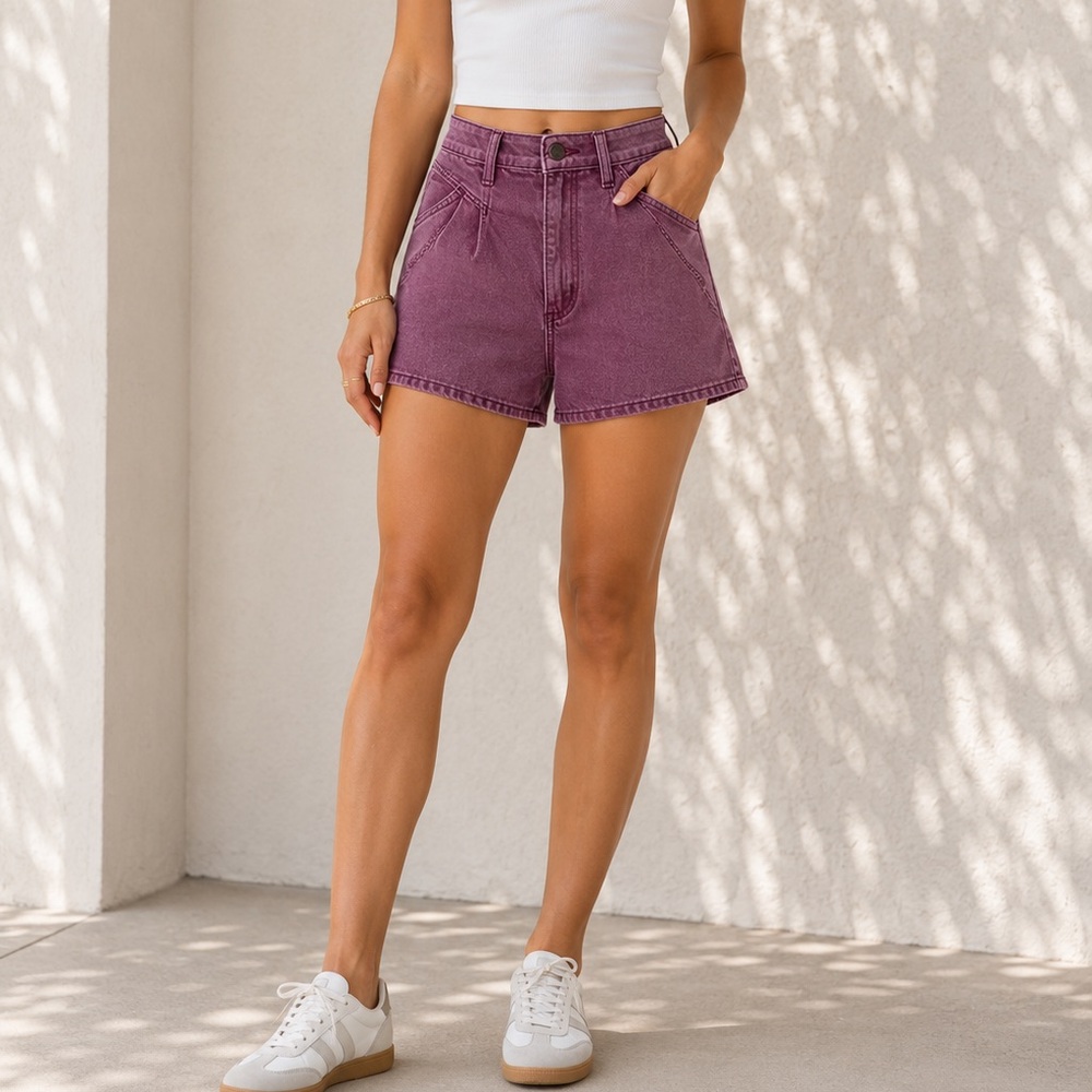 Universal Thread | High Rise‎ Mauve Denim Shorts- Size 0/25R